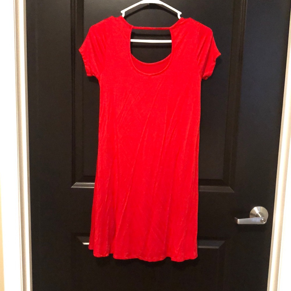 Red Vanity tunic dress - Picture 2 of 3